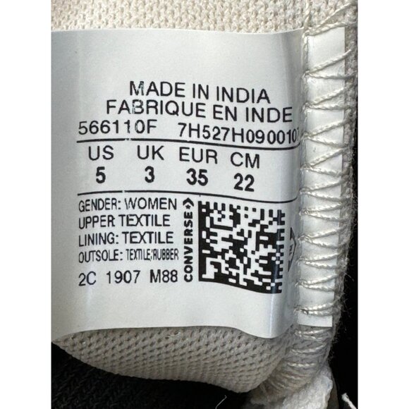 Women’s 5 Converse Chuck Taylor All Star Hi Iridescent Athletic Shoes 566110f - Picture 9 of 9